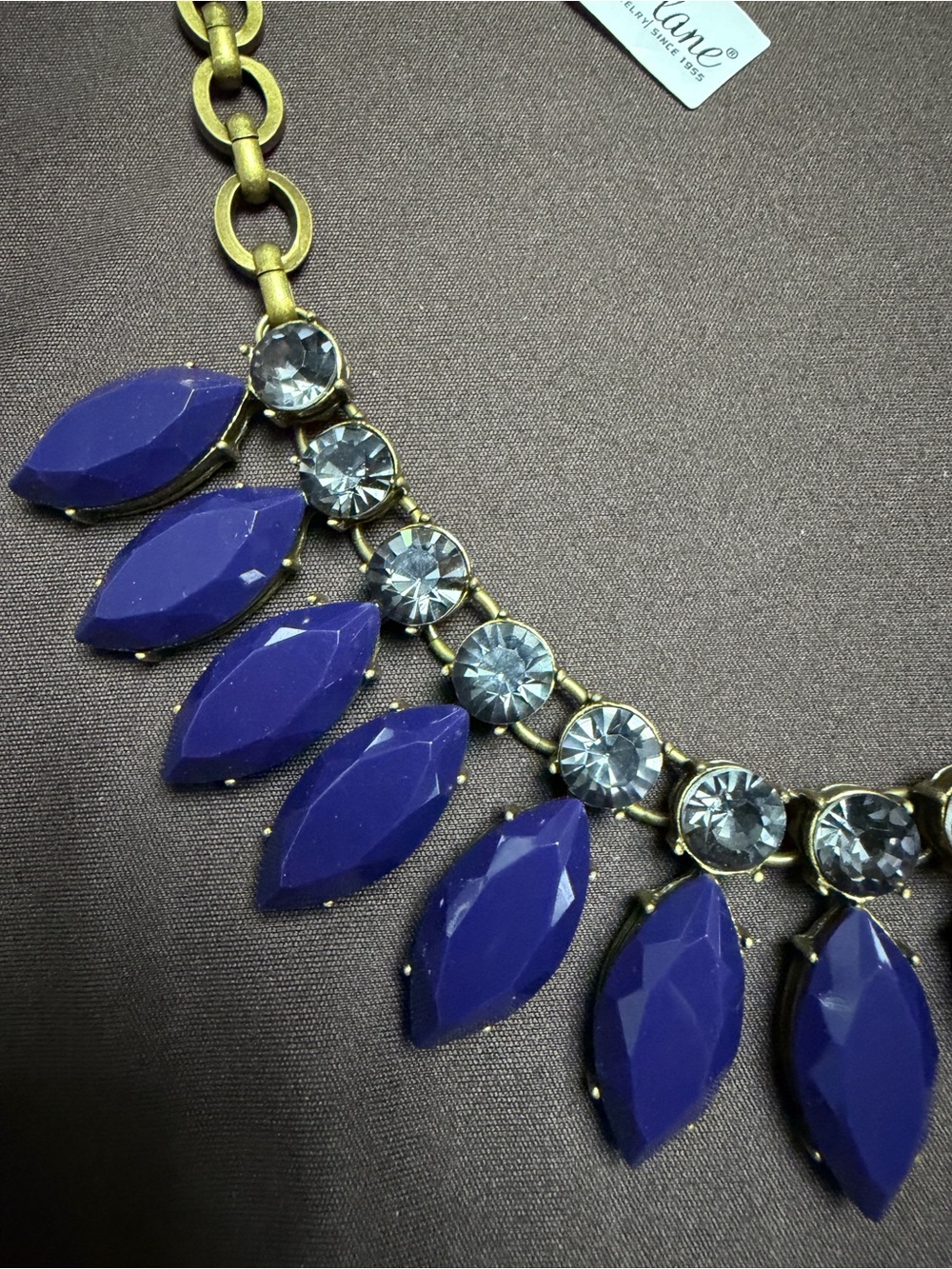 ๐โจ Gorgeous Park Lane Navy Blue Statement Necklace โจ๐ - Picture 3 of 5